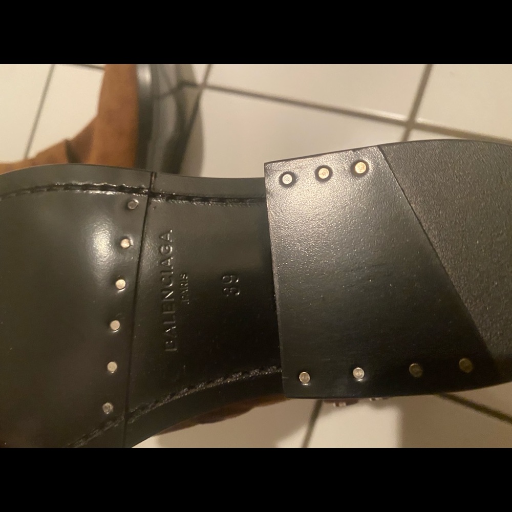 Balenciaga santiag square toe harness boots - Picture 4 of 7